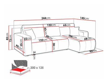 Hjørnesofa Comfivo 361