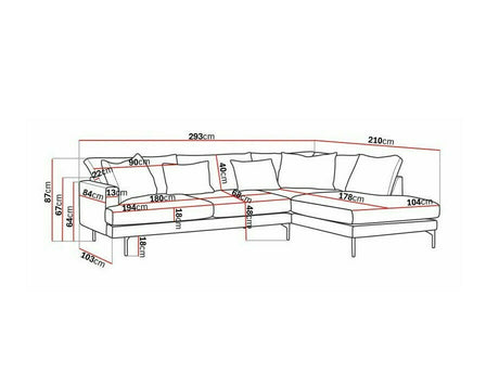 Hjørnesofa Ophliva 103